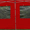 3m x 6m Gala Shade Pro Gazebo Red Sidewalls Gallery image 7